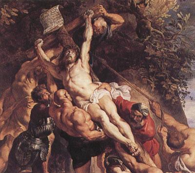 Peter Paul Rubens The Raishing of the Cross (mk01) oil painting image